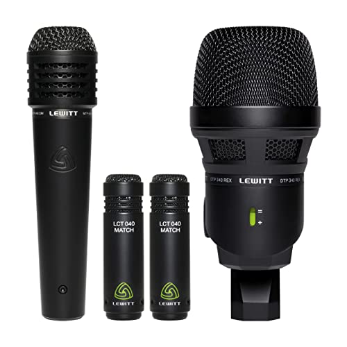 Image of LEWITT BEATKIT 4 Piece Drum Microphone Kit
