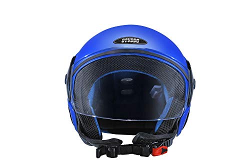 Image of STUDDS EPS CUB Open Face Helmet (Flame Blue, M)