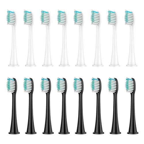 DiamondClean HX3/HX6/HX9 �V���[�Y�d�����u���V HX6064 �� 8 �̌����u���V�w�b�h�ɑΉ�(8 White 8 Black)