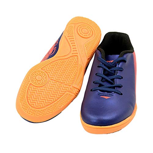 Calcado Futsal Bravo Kids Xx Penalty Marinho/Coral