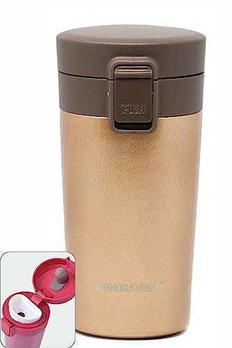 Signora Ware Stainless Steel Hot Pour Coffeemate Insulated Mug, V...