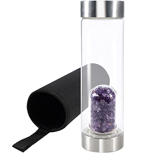 Soulnioi Crystal Glass Water Bottle Crystal