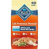 Blue Buffalo Life Protection Formula Chicken & Brown Rice Large Breed Adult Dry Dog Food, Supports Immunity with Antioxidant-Rich LifeSource Bits, Promotes Healthy Muscles, Skin & Coat Health, 40 lbs.