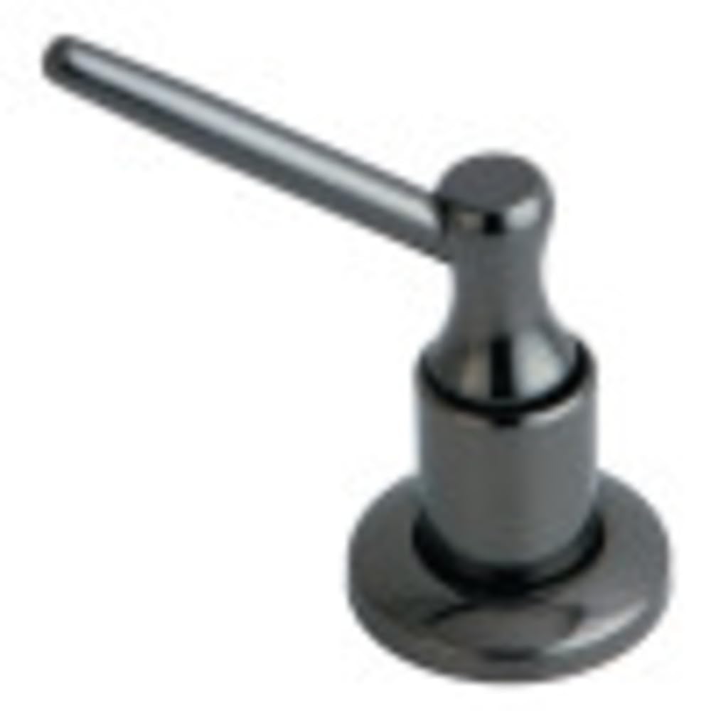 Distributeur de savon Kingston Brass SD3600 noir onyx en acier inoxydable de 29cm