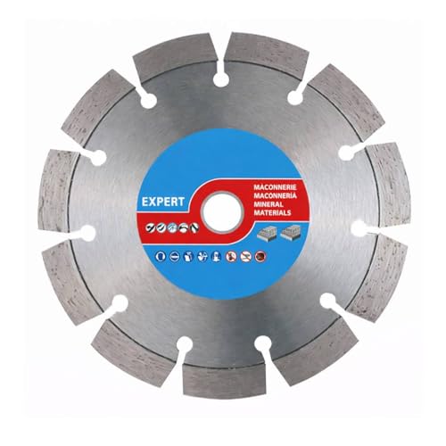 Disque Diamant Segments à Rainurer D. 125 x Al. 22.23 x Ht. 12 x ép. 2.2 mm - Idéal pour Rainurer Béton et Brique - Diamwood