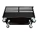 HuskyTools Workbench, Extra Deep 46 in. 9-Drawer Mobile, Wood, Black, 200 lb Load Capacity