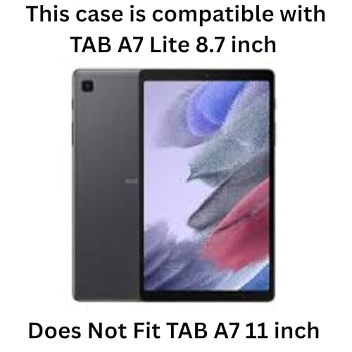 Image of Cassby Compatible with Samsung Galaxy Tab A7 Lite Flip Case Cover (8.7 inch), 360 Degree Multi-Angle Kickstand Viewing Cover for Samsung Tab A7 Lite - Black