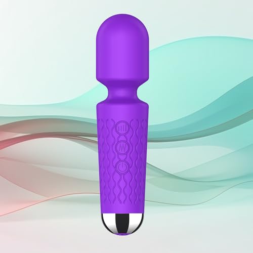 Handheld Back Massager - Powerful Vibration Wand, Waterproof - Relieves Whole Body Muscle Tension...