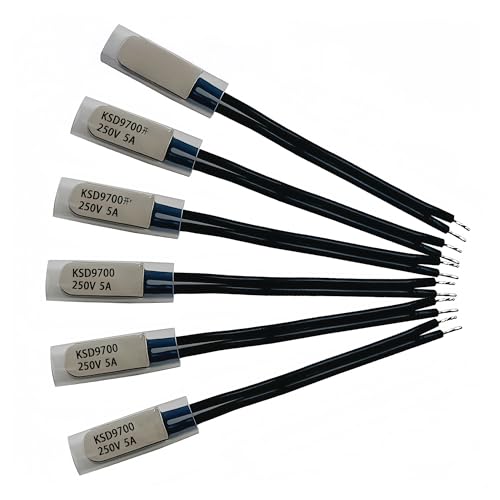 10�� KSD9700 0��-250�� 5A 10A 250V �����v���X�`�b�N �m�[�}���N���[�Y �m�[�}���I�[�v�� �T�[���X�^�b�g �T�[�}���v���e�N�^�[(Metal-10A-NO,90C)