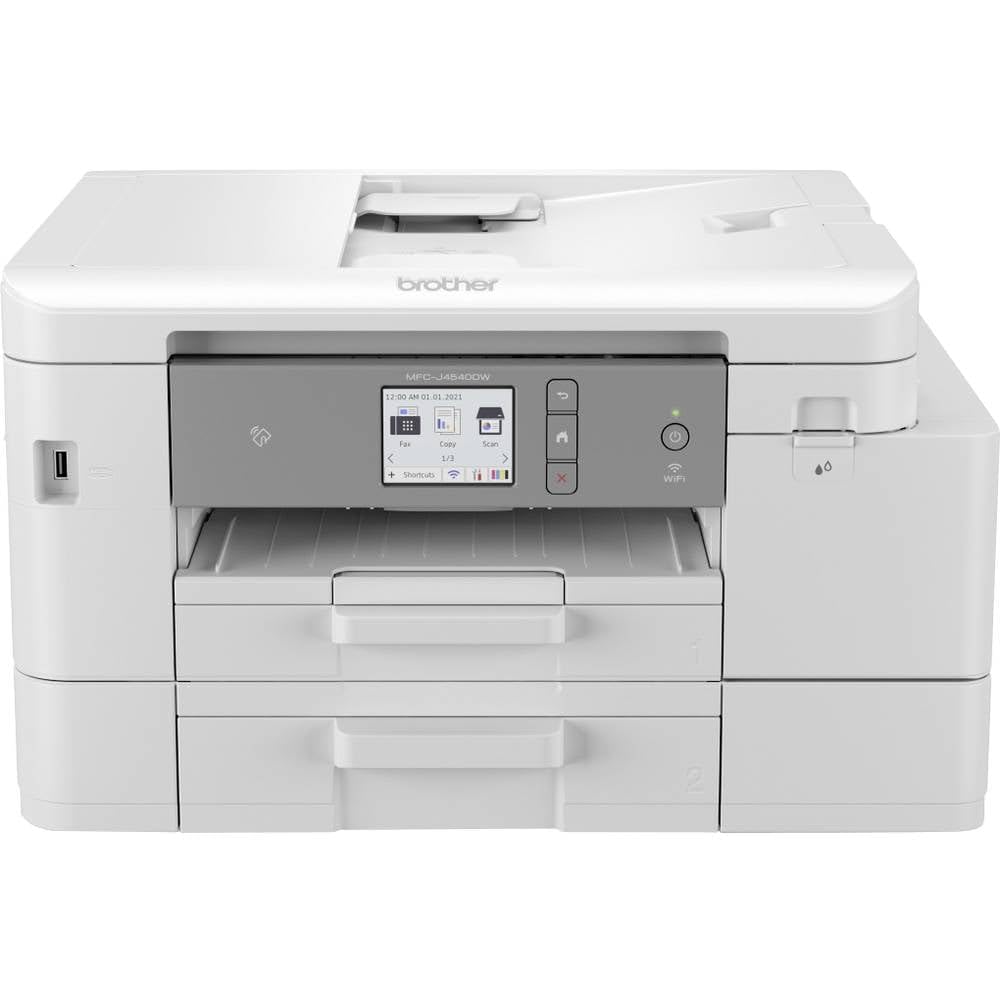 Brother MFC-J4540DWXL. Impresora multifunción de tinta Lan, WiFi, WiFi Direct y NFC con altas prestaciones, dúplex y gran capacidad de papel (Pack impresora + consumibles XL) The Nordic Swan Ecolabel Blue Angel The Nordic Swan Ecolabel