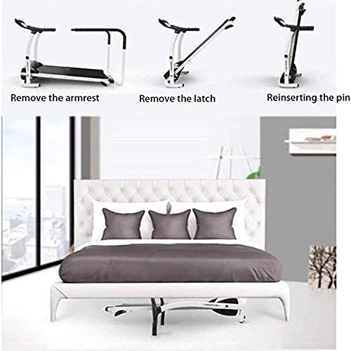 Image of Treadmills Electric Folding Treadmill for Home Folding Treadmill for Home 3 Levels of Inclination Can Be Adjusted Aerobic Fitness for The Elderly Extra Long Handle