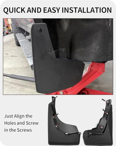 Image of Mud Flaps Compatible with Toyota RAV4 2019-2023, No Drilling Needed, 4PCS Front & Rear Splash Guards, OEM Style Mudguards for Wheel Liner Fenders, All-Weather Protection