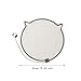 Baoblaze Cat Scratching Pad Rug Interactive Cat Toy Ball Scratch Pad with Toy Cat Scratcher Mat for Sofa Playing Carpets Couch Floor, White