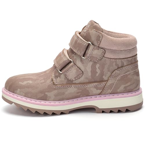 Botas de trabalho para caminhadas infantis TZJS para meninos e meninas, botas de cano curto impermeá