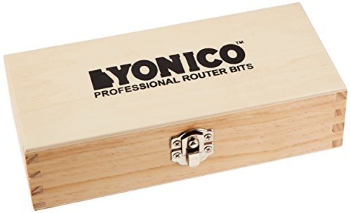 Yonico Lock Miter Router Bit Set 3 Bit 45 Degree 1/2-Inch Shank 15334 #TOP3