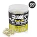 Scuddles Heat Shrink Butt Wire Connectors, 100 Terminals Electrical Waterproof Insulated for Marine Or Automotive Use (10-12 Guage)
