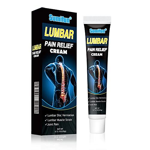 Sumifun Lumbar Pain Relief Cream, Rheumatoid Arthritis Cream, for Muscle, Neck, Back, Arm, Joint Pain Relief, Natural Herbal Cream, Pack of 4