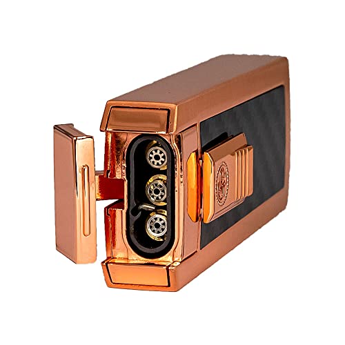 Encendedor Rocky Patel Triple Antorcha Cobre Negro miniatura 2