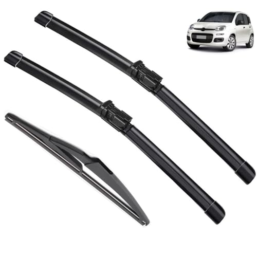 Autowischer, kompatibel mit Fiat Panda MK3 2012–2019, Auto-Wischerblätter vorne und hinten, weiche Gummi-Scheibenwischer, automatische Windschutzscheibe, 24 Zoll + 15 Zoll + 11 Zoll, 2016 2017 2018 ( Autowischer, kompatibel mit Fiat Panda MK3 2012–2019, Auto-Wischerblätter vorne und hinten, weiche Gummi-Scheibenwischer, automatische Windschutzscheibe, 24 Zoll + 15 Zoll + 11 Zoll, 2016 2017 2018 (