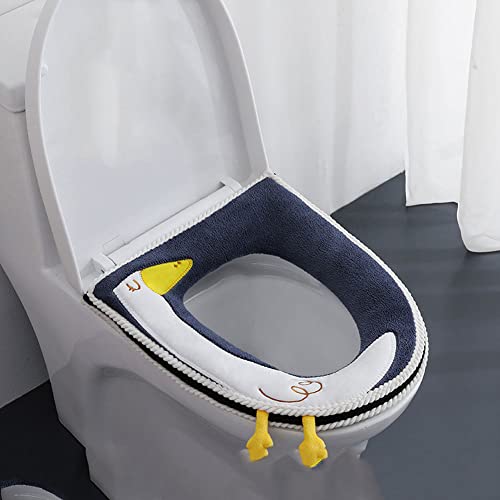 Universal WC Sitzkissen, Weich Toilettenkissen, Wasserdichtes WC Sitzkissen, Warmes Toilettensitzkissen, WC Sitzkissen mit Reißverschluss, Kann für Antifouling Toilettenmatten Verwendet Werden – Bild 8