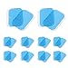 10 Pcs EMS Ricambio Gel Pezzi, EMS ABS Gel Training Pad Elettrostimolatore Gel di Ricambio EMS per Elettrostimolatore Muscolare