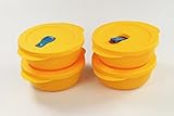 Original Tupperware TUPPERWARE Mikrowelle CrystalWave (4) 600 ml bowl orange Micro Wave Pop Plus
