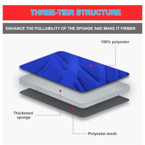 Housses siège pour Jetta Mk6 finition premium confort imperméable bleu - 4