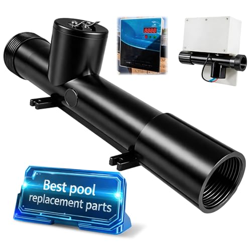 BQFLY Pool Copper Ionizer for Above Ground Power Ionizer Replacement Chamber Upgraded 444301 4ch4002-R Cleaner System Ionization Complete Swimming Cartridge for Hybrid Pool Treatment System
