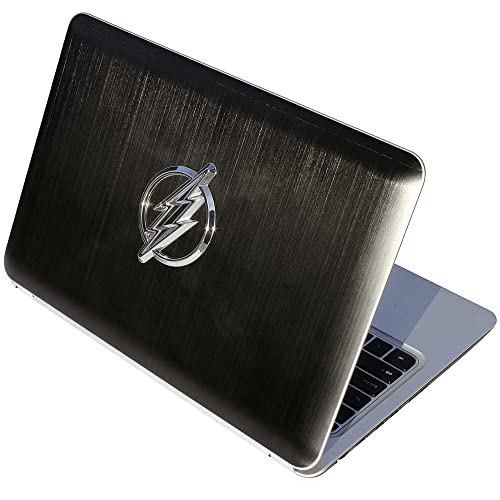 Image of Fan Emblems The Flash 3D Car Badge - Classic Logo (Chrome)