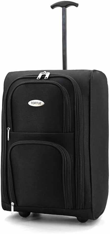 TORTUE Valise de Cabine Noire, Voyage, Bagage à Main (Noir)