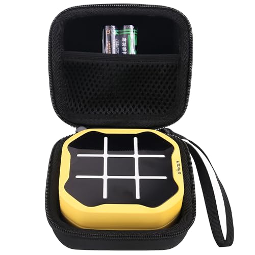 WAIYUCN Hard EVA Carrying Case Compatible with GiiKER Tic Tac Toe Bolt Game, 3-in-1 Handheld Puzzle Game Console Case