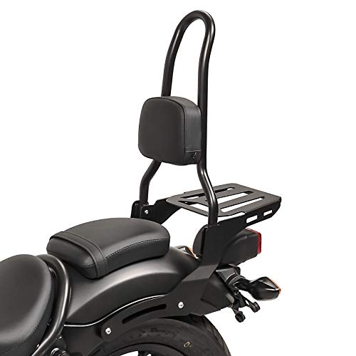 Respaldo L3 Compatible para Honda Rebel 500 17-25 con Portaequipaje Negro