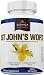 St John's Wort Extract Supplement: 500mg Vitamin Herb For Mood, Serotonin, Dopamine, and Anxiety Relief Support. Helps ease symptoms of Stress, Sadness, Seasonal Mild Depression Disorder Saint John Wort Compliments Mindfullness, Meditation, Positive Mental Health and other Natural Remedies - 100 Capsule Pills by Botanica Research
