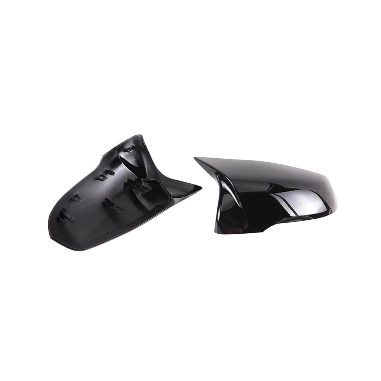 1 Paire Coque Rétroviseur pour BMW 1 Series F40 F53 2019-2024, Couvercle Rétroviseur Rétroviseur Voiture Rétroviseur Couverture,Gloss Black
