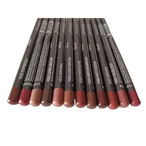 12pc Ultra Fine Lip &Eye Liner Brown Set