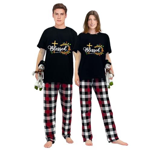 Jesus Is The Reason For The Season Short Christmas Matching Pajamas Short Pajamas Set