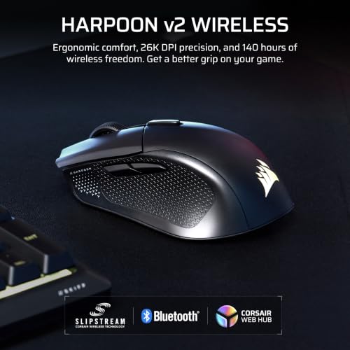 Corsair Harpoon v2 Wireless Gaming Mouse – Black - image 2