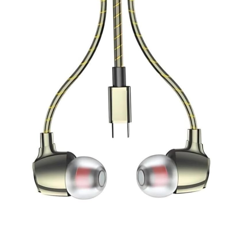 Drumstone {Luxurious 5 Year Warranty) Type C Wired Earphones with Microphone, USB C in-Ear Earbuds with Hi-Fi Stereo Sound, Deep Bass, Inline Remote, Noise Isolation, Dynamic Driver for Smartphones-picture-28