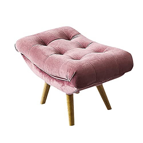 Tabouret de coiffeuse en velours incurvé pour créer un coin beauté élégant dans la chambre