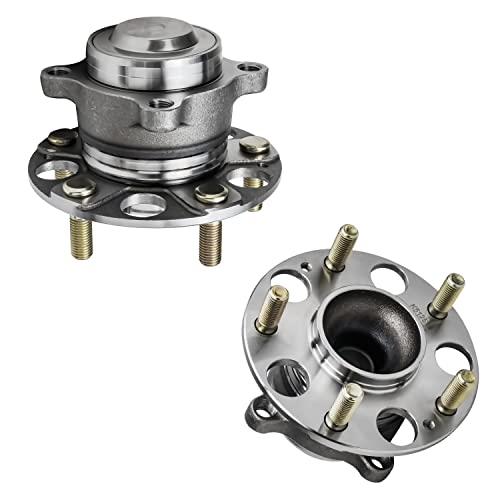 Image of Detroit Axle - 2pc Rear Wheel Bearing Hubs for 2014-2020 Honda Accord 2015 2016 2017 2018 2019 Wheel Bearing and Hubs Assembly Replacement