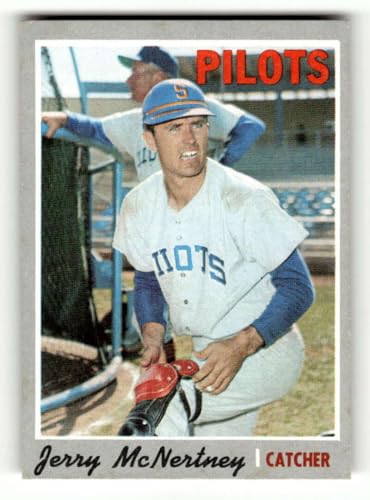 1970 Topps (EXMT) #158 Jerry McNertney Seattle Pilots MLB Vintage Baseball Trading Card