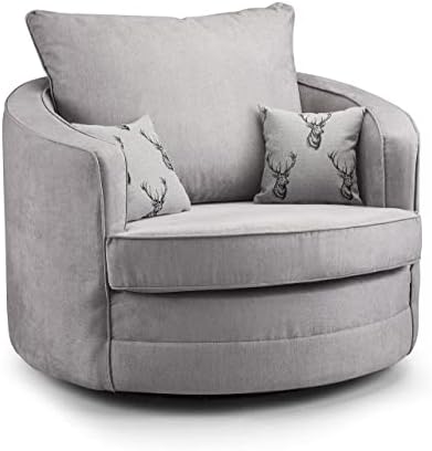 Honeypot - Sofa - Verona - Fullback - Corner Sofa - 3 Seater - 2 Seater - Footstool (Grey, 3 Seater)