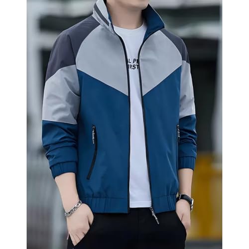 Image of MIA FASHION Mens Water Rasistance Jacket for Light Rain Full Sleeves Zipper Jacket Inside Pocket for Bike Riders & Outdoor Activity