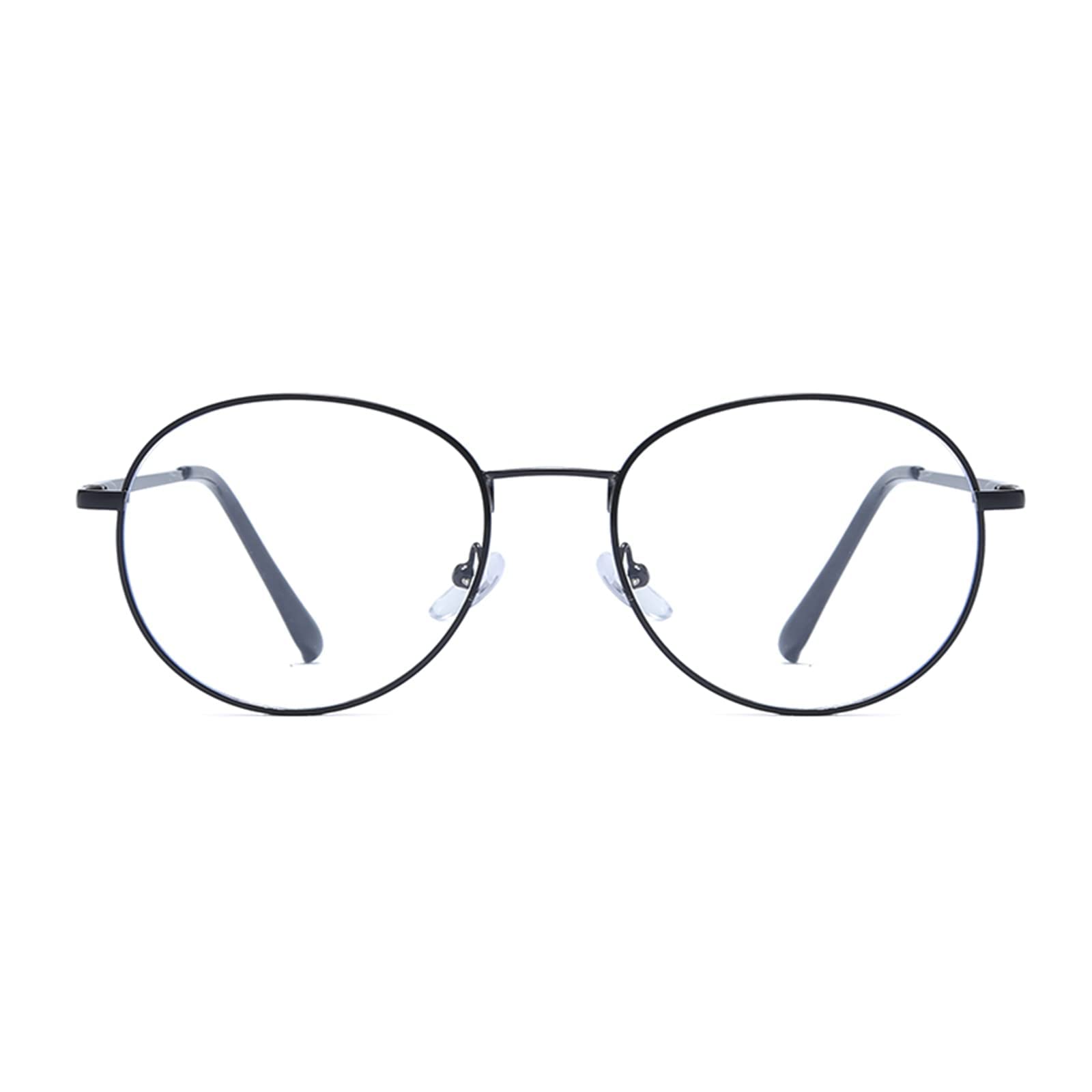 LJCZKA Photochromic Blue Light Blocking Glasses for Women Men Round Computer Glasses Anti Fatigue Eyestrain Headache - Image 3