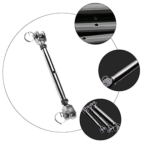 2pcs Tensores de Cable de Acero Inoxidable de Alta Resistencia para Brida y Ajuste miniatura 6