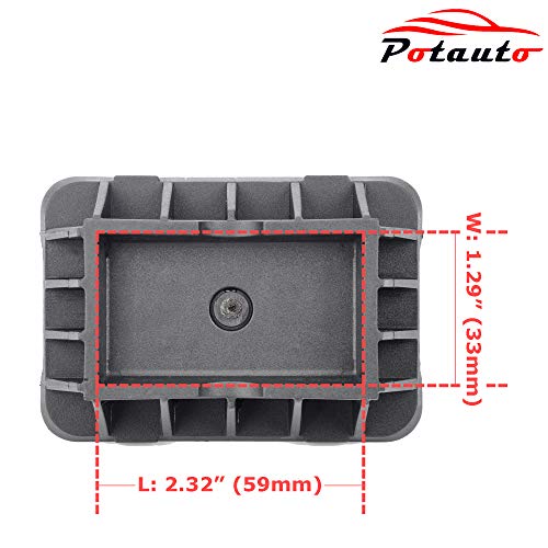 Image of Potauto Upgraded 51717237195 Car Jack Lift Pad Puck Support Compatible with BMW 1 3 5 6 7 X1 M3 M5 M6 Series (Qty 1, 51717237195)
