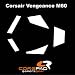 Produktbild Corepad Mausfüße Skatez Pro 64 Corsair Vengeance M60 / M65 / Raptor M40