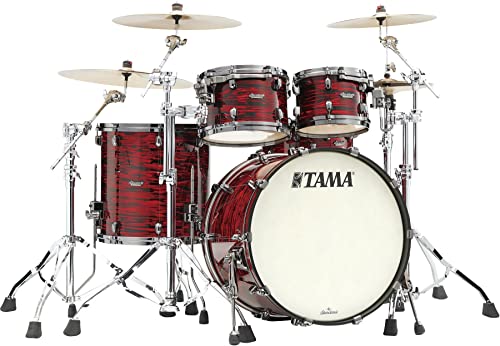 Tama Starclassic Maple MR42TZBNS 4-piece Shell Pack - Red Oyster with Black Nickel Hardware