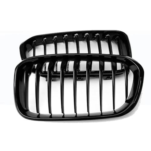 Parrillas negras brillantes de capó delantero para F20 F21, rejilla con ajuste original OEM 3
