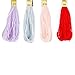Creamily 8 Piece 8M Hair String for Box Braids Dreadlocks DIY Braided Hair Wrap Colorful Styling Hair Braiding Yarn Hair Strings for Hip-hop Hair Styling Accessories